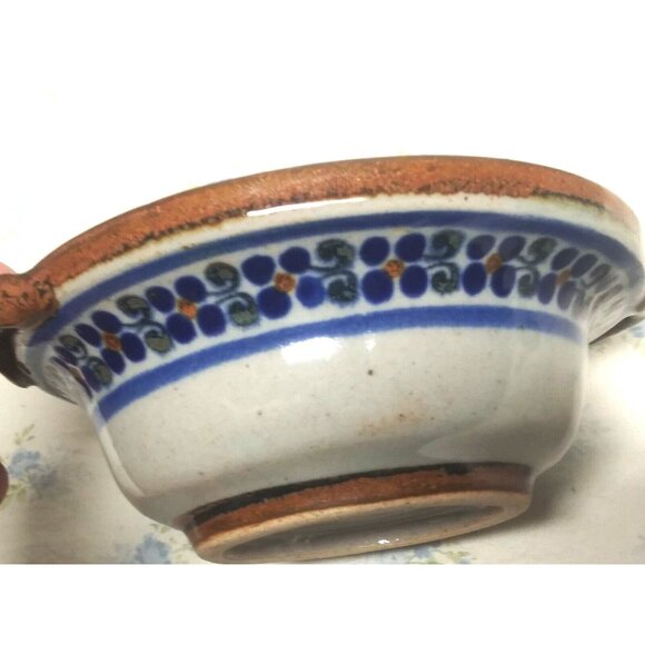Teresa Duran Xochiquetzal Pottery Bowl Mexico Small Snack Salsa Dessert Berry EC - Picture 4 of 11
